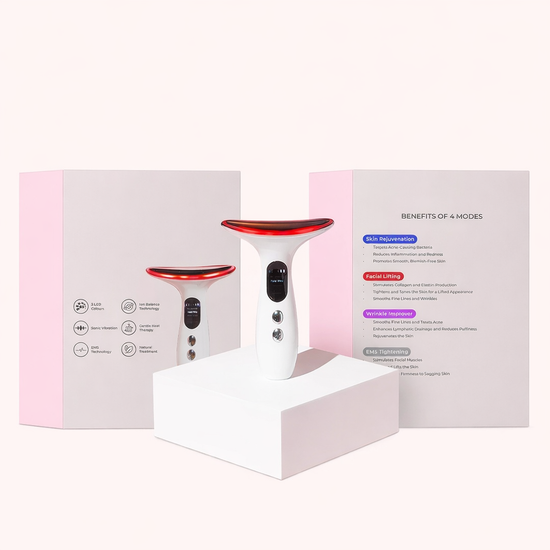 LUNARSHINE Luminance™ EMS & LED Therapy Device for Lifting Jowls, Jawline, Neck, and Double Chin